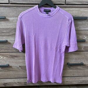 Jhane Barnes Purple Short Sleeve Women's Tee
